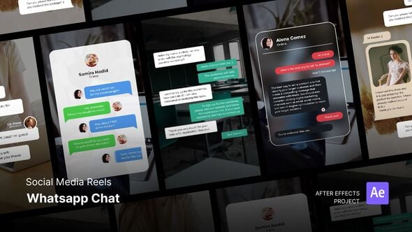 Intro - Whatsapp Chat Premiere Pro Templates（220078）-技能树